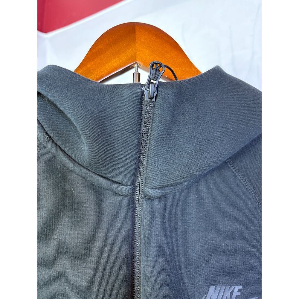 Nike Tech Fleece Windrunner full zip hoodie Black - Picture 7 of 11